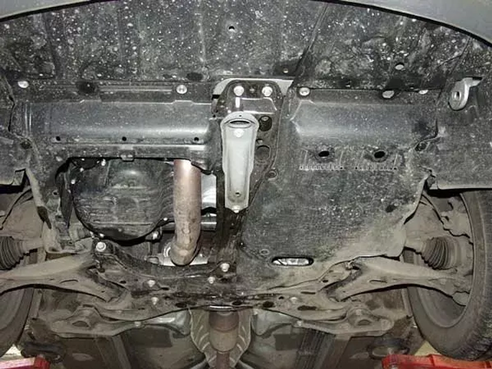 Защита картера и КПП Sheriff для Toyota Avensis II (T250) 2003-2009 арт.24.0481