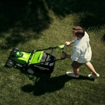 Аккумуляторная газонокосилка Greenworks G40LM41K2 40В (1 x 2 Ач, ЗУ) нож 41 см, 2504707UA