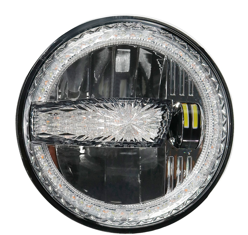 Фара LED 12-24V  7дюймов 2121Нива (Дальний+Ближ+ДХО) 50/30W пара NTS DH-C300