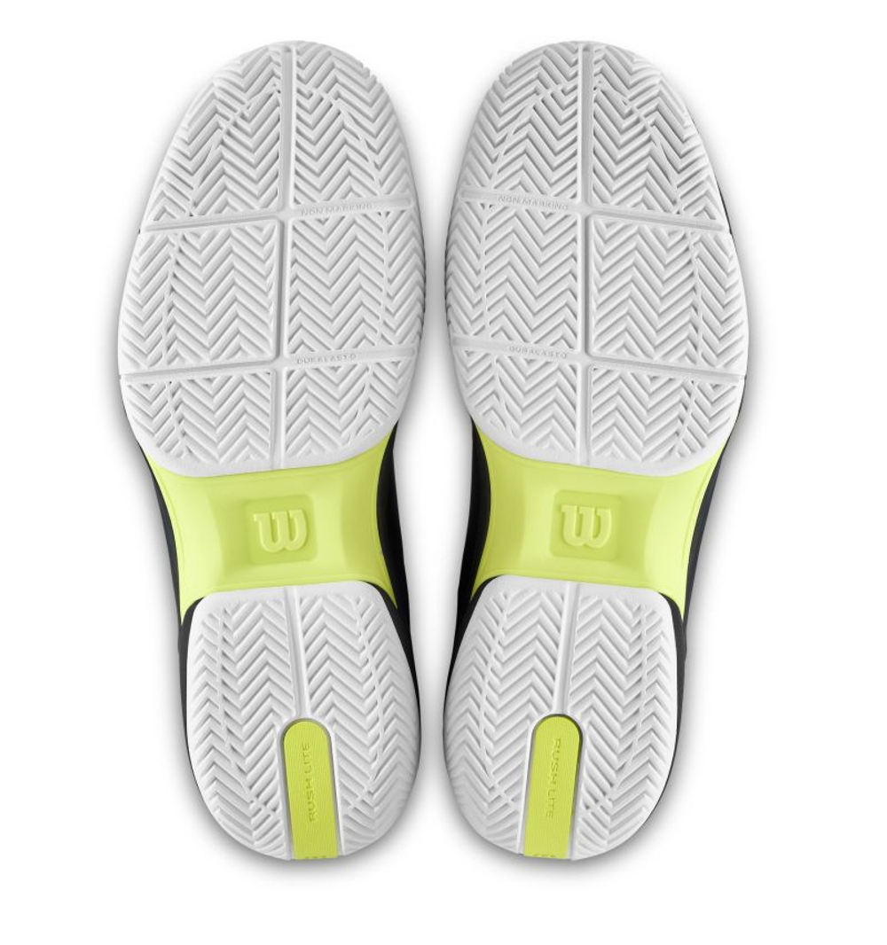 Теннисные кроссовки Wilson Rush Lite 5 - black/white/safety yellow