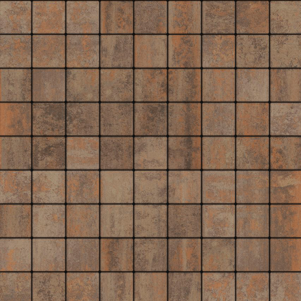 ТРОТУАРНАЯ ПЛИТКА КВАДРАТ - Б.3.К.6 ЛИСТОПАД ГЛАДКИЙ КЛЕН