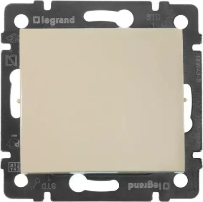 Leg.774301/ 1 шт. Выключатель одноклавишный Legran Valena/ Цвет: Слоновая кость