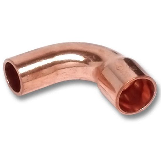 Отвод Sanha 15 мм 90° однораструбный медный (5001A медные фитинги под пайку) арт. 15001A15E