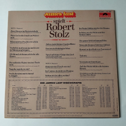 Винтажная виниловая пластинка LP Джеймс Ласт James Last Spielt Robert Stolz (Germany 1977)