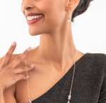 Серьги Coeur de Lion Rose-Grey 3035/21-1912