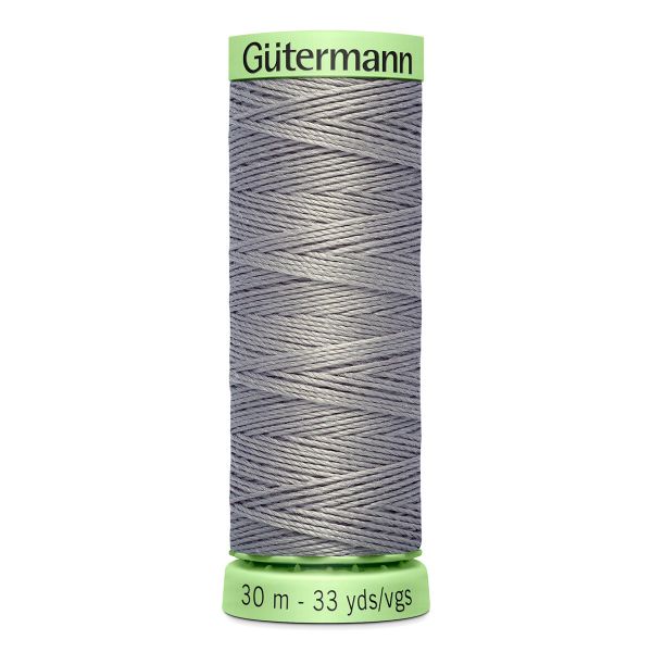 Нитки отделочные Gutermann Top Stitch 30 (30 метров), 5 кат. | 040 пепельно-серый