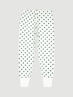Пижама Mjölk Green Stars, на манжетах