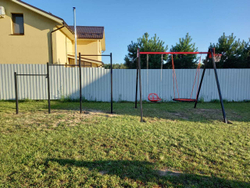 Монтаж уличных турников Sv Sport (4 вертикальных столба)