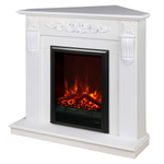 Каминокомплект Real Flame Dominica Corner WT с очагом Eugene (угловой)