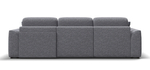Угловой диван Кинг Рогожка Венто серый