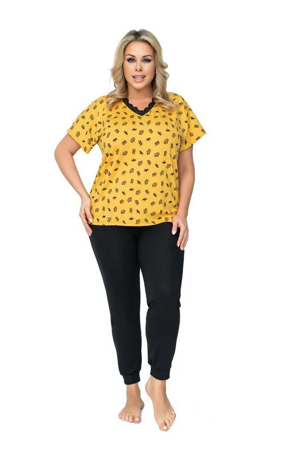 QUEEN PLUS Пижама женская со штанами