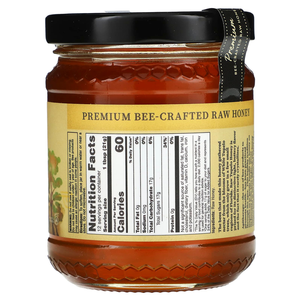 Zand, тупеловый необработанный мед, 255 г (9 унций)