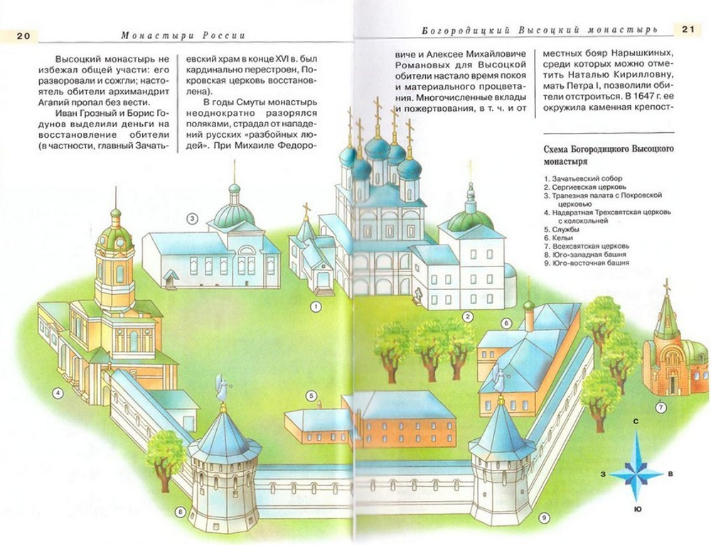 Монастыри России. Путеводитель по культурно-историческим памятникам