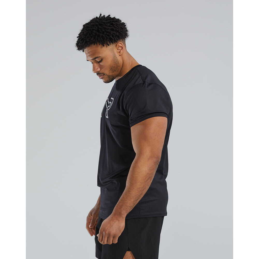Футболка мужская TYR MEN'S AIRTEC TEE BIG LOGO SOLID/HEATHER
