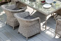 "Эспрессо" обеденная группа плетеная, цвет бежевый