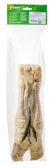 Titbit лакомство для крупных пород собак Нога говяжья Большая, мягкая упаковка, 1,1 кг