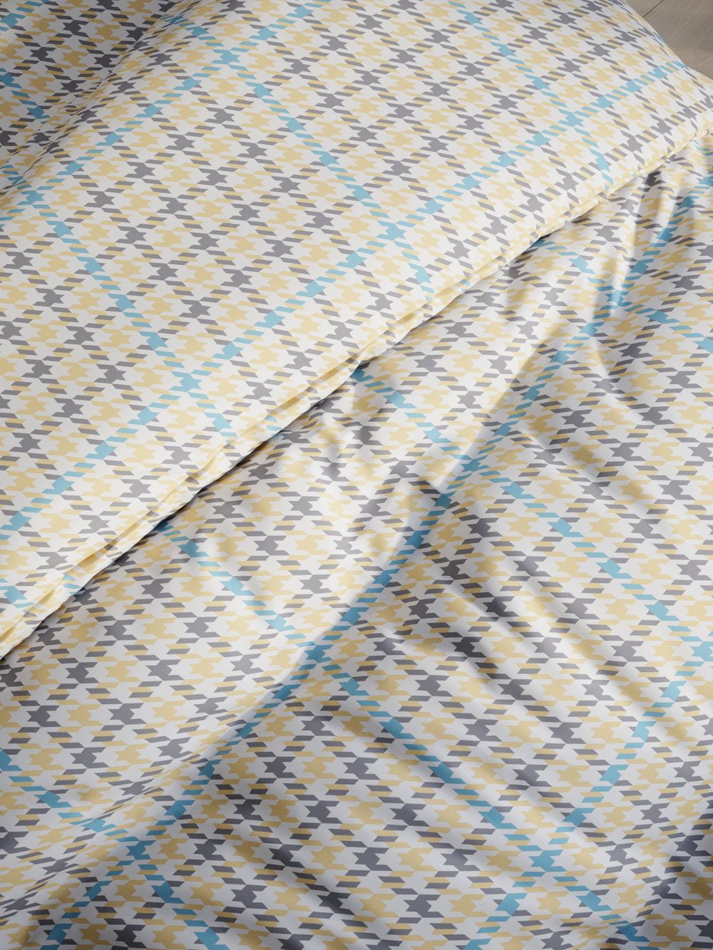 Простынь на резинке перкаль Сказка "Гусиная лапка" 120x200 см