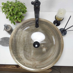 Каменная раковина из оникса Bowl Grey Medium TinLip BO-00947 (45*45*15см)