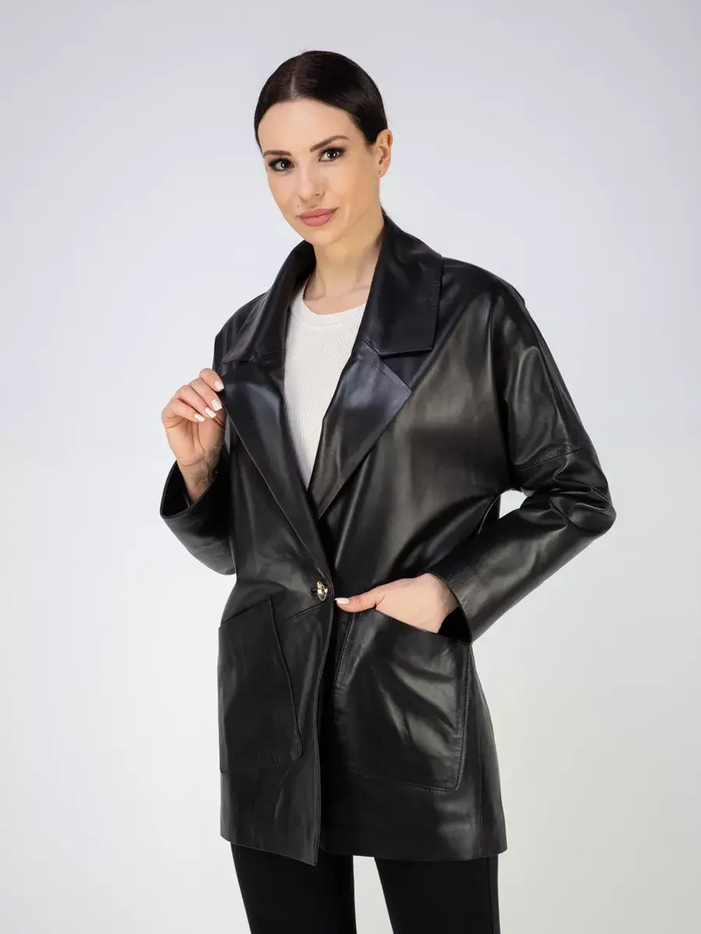 Куртка кожаная натуральная Турция пиджак