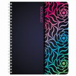 Тетрадь А5, 48 л., BRAUBERG ЭКО, гребень, клетка, обложка картон, АБСТРАКЦИЯ, 403053, 1шт