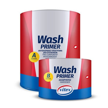 VITEX WASH PRIMER - антикоррозийная двухкомпонентная грунтовка. Идеальна для алюминия, оцинковки, полиэстера, стекла, нержавеющей стали. Специально для гладких поверхностей.