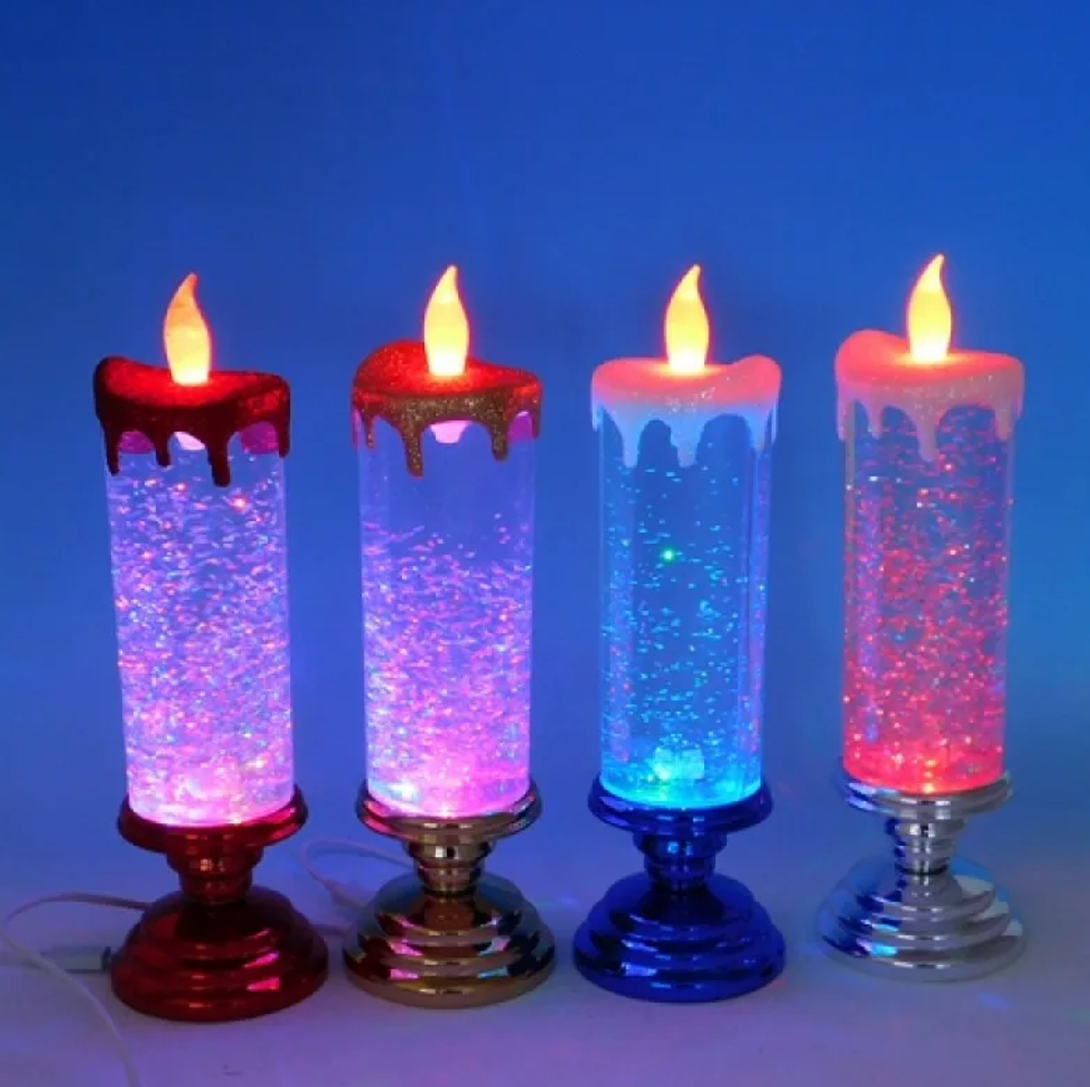 Ночник-светильник "Свеча 29см" (бат/USB) Rohs YJG-19-0