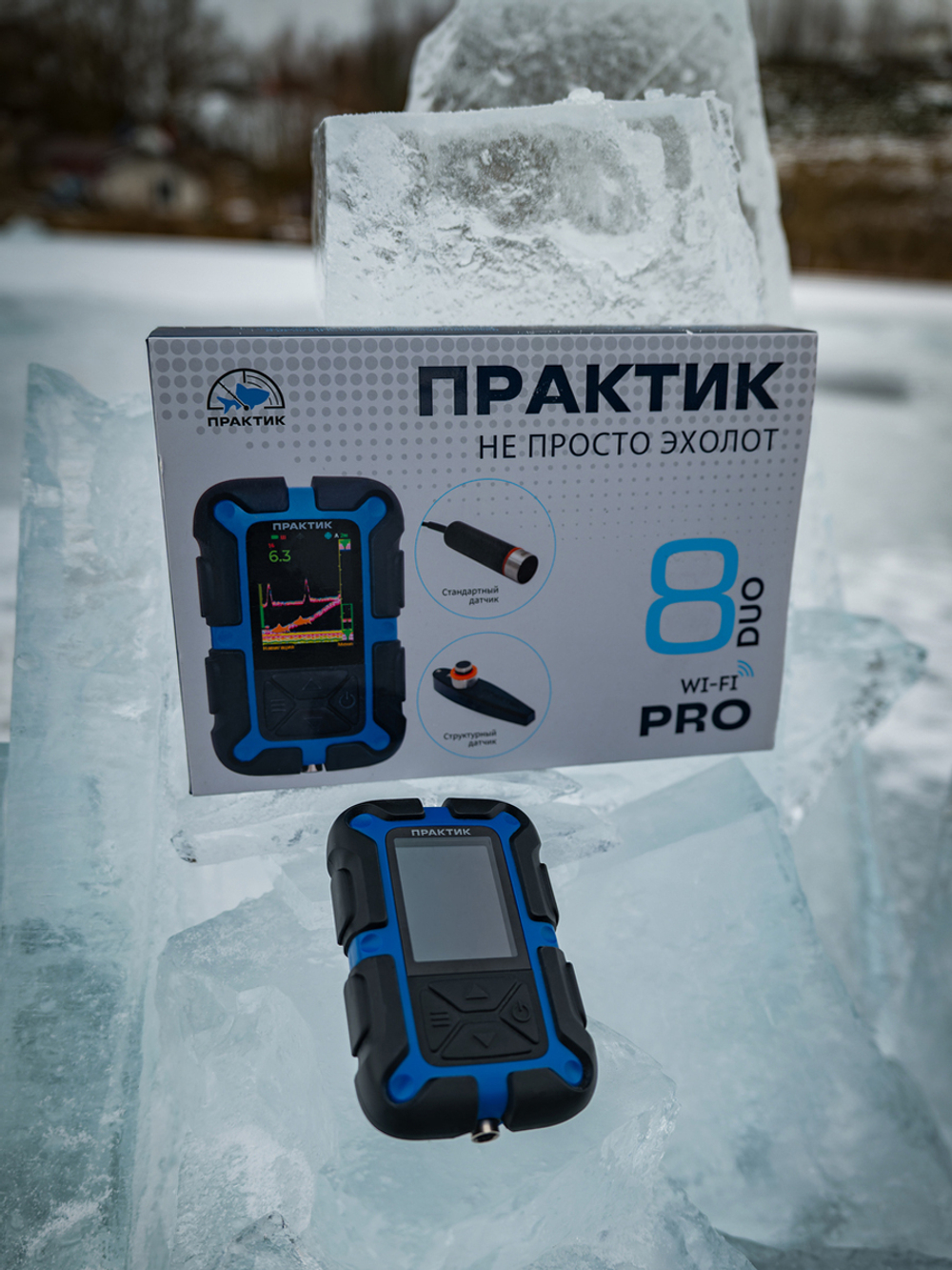 Эхолот "Практик 8 PRO Wi-Fi"(подключение к приложению "Мой Практик")