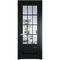 Межкомнатная дверь эмаль Profil Doors 4.2.2 (р.12) PD блэк стекло прозрачное