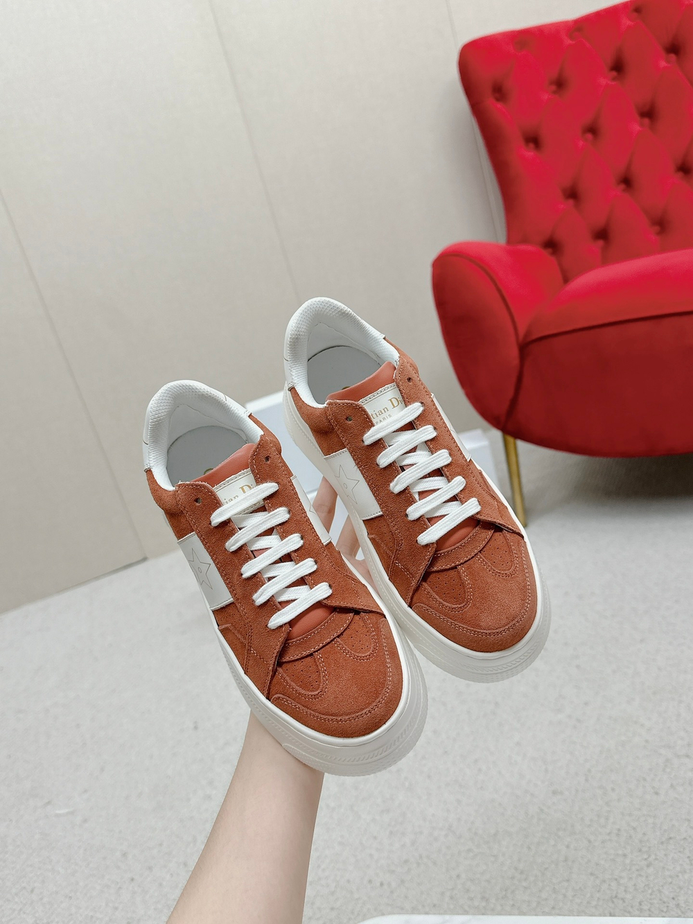 Christian Dior Star Platform Sneaker