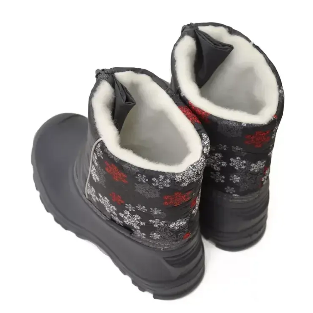 Сапоги малодетские Nordman Joy комбинированные на молнии, Серый