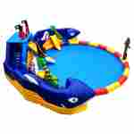 Наземный аквапарк «Синий кит» с бассейном, 20×20×7 м