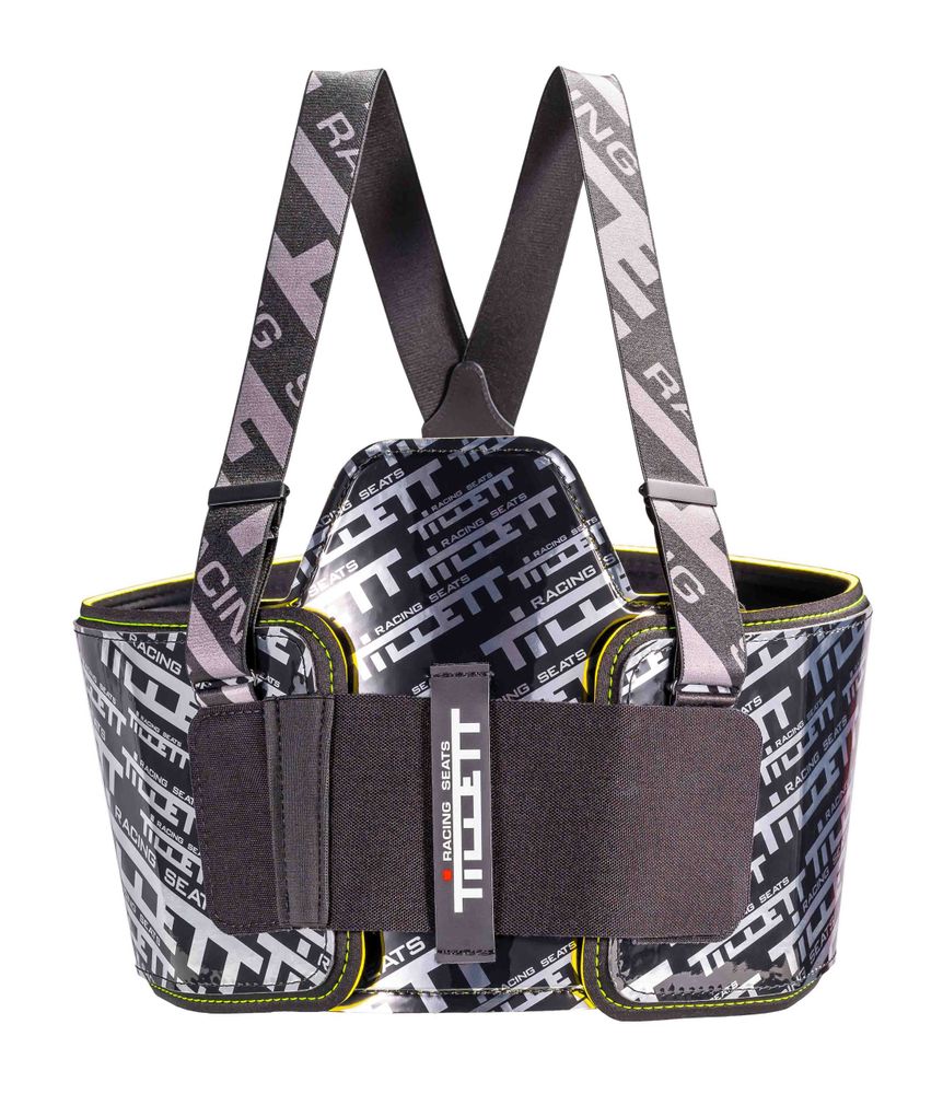 Защита ребер Tillett P1 Defender CIKFIA размер S (78 - 91см) черная/серебряная