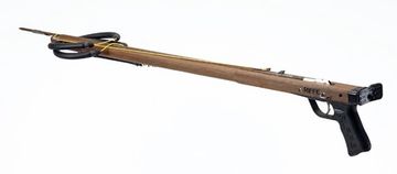 Ружье-арбалет подводное Riffe Euro #100 50"(127 см), 2 кольцевые тяги, гарпун 55"(140 см), дерево тиковое
