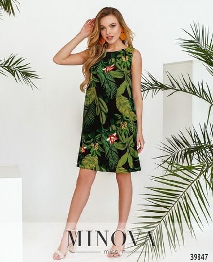 Платье 3153-черный Minova Фото 2