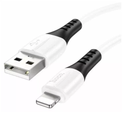 USB-кабель Hoco X82 Lightning 1м, силиконовый белый