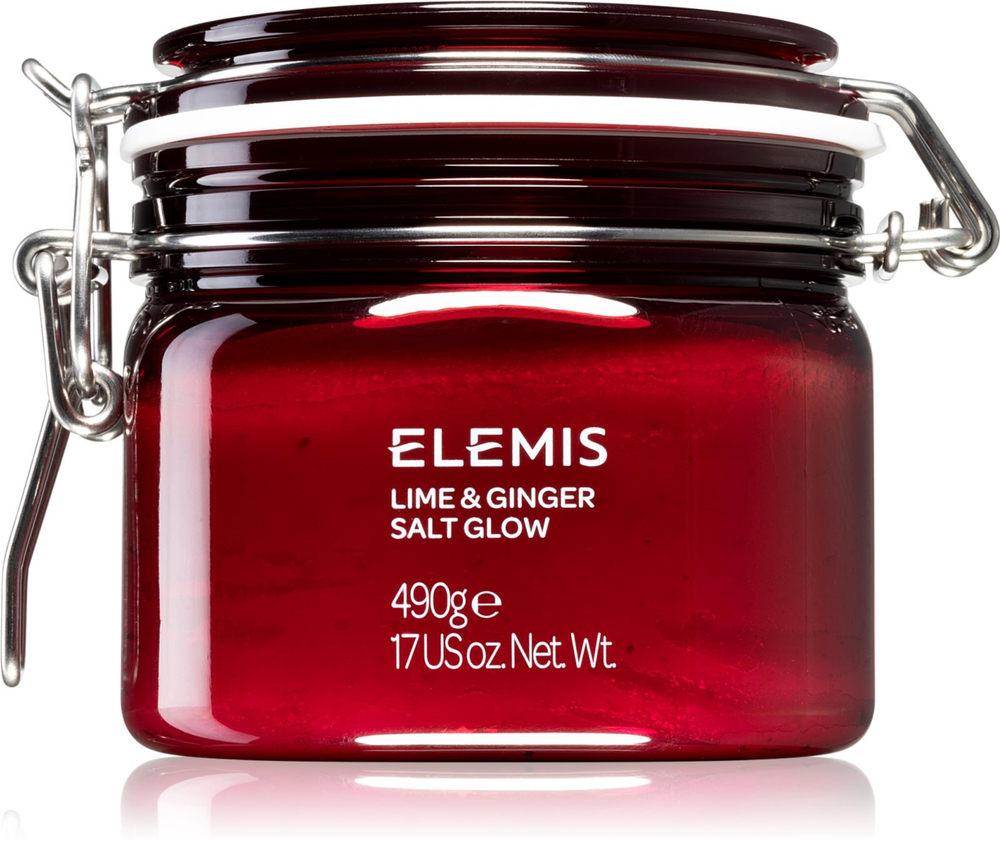 Elemis Body Exotics Lime and Ginger Salt Glow - стимулирующий скраб для тела /   490  g  / GTIN 0641628507658