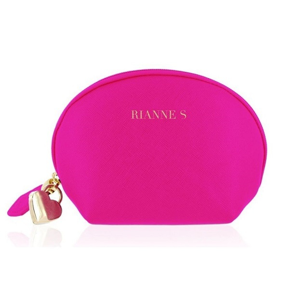 Ярко-розовый вибратор 11см с ушками Rianne S Bunny Bliss