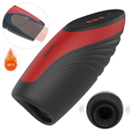 Черно-красный вибромастурбатор King Arthur