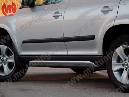 Накладки на пороги для Skoda Yeti