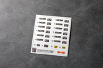 Moscow region number plates 1965 1/72 (3D decal)