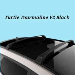 Багажник Turtle Tourmaline V2  106 см. на низкие рейлинги чёрный цвет