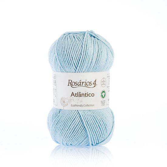 Пряжа ROSARIOS 4 Atlantico (80% органический хлопок, 20% морские водоросли)