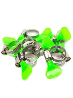 Хомуты металлические для шланга нержавеющая сталь 10 шт 12-22 мм