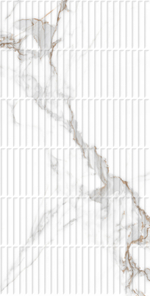 Керамогранит, Creanza, STATUARIO SEVILLE DECOR, 1200x600 мм, карвинг про