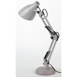 Настольный светильник ЭРА N-123-Е27-40W-GY серый | Настольные светильники под лампу