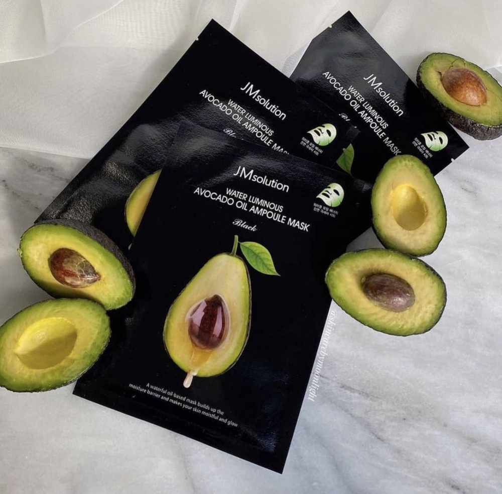 JMsolution Water Luminous Avocado Oil Ampoule Mask Plus 1pcs