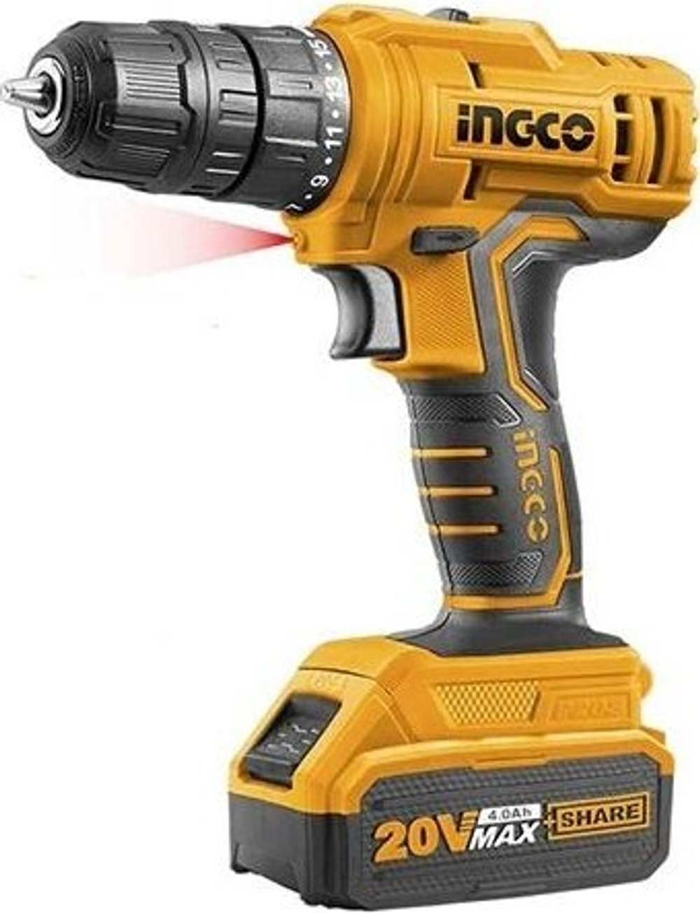 Набор аккумуляторного инструмента INGCO CKLI2048 Li-Ion 2шт