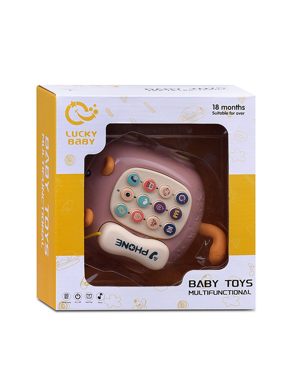 Телефон детский игрушечный Котик (LDJ215)