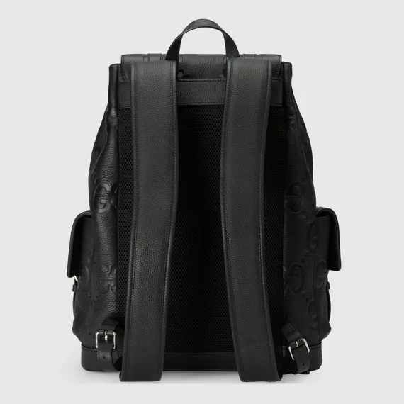 Рюкзак Gucci Jumbo с логотипом Gg черный