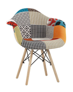 Кресло Eames DSW пэчворк